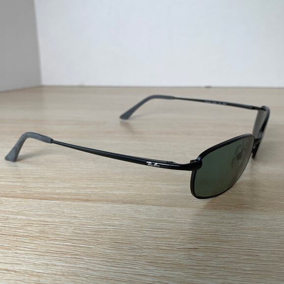 Ray-Ban Sleek RB3162 006 Black Rectangle Eyeglasses Frames Only 52-19 - Picture 4 of 8